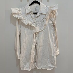 ZARA button down dress